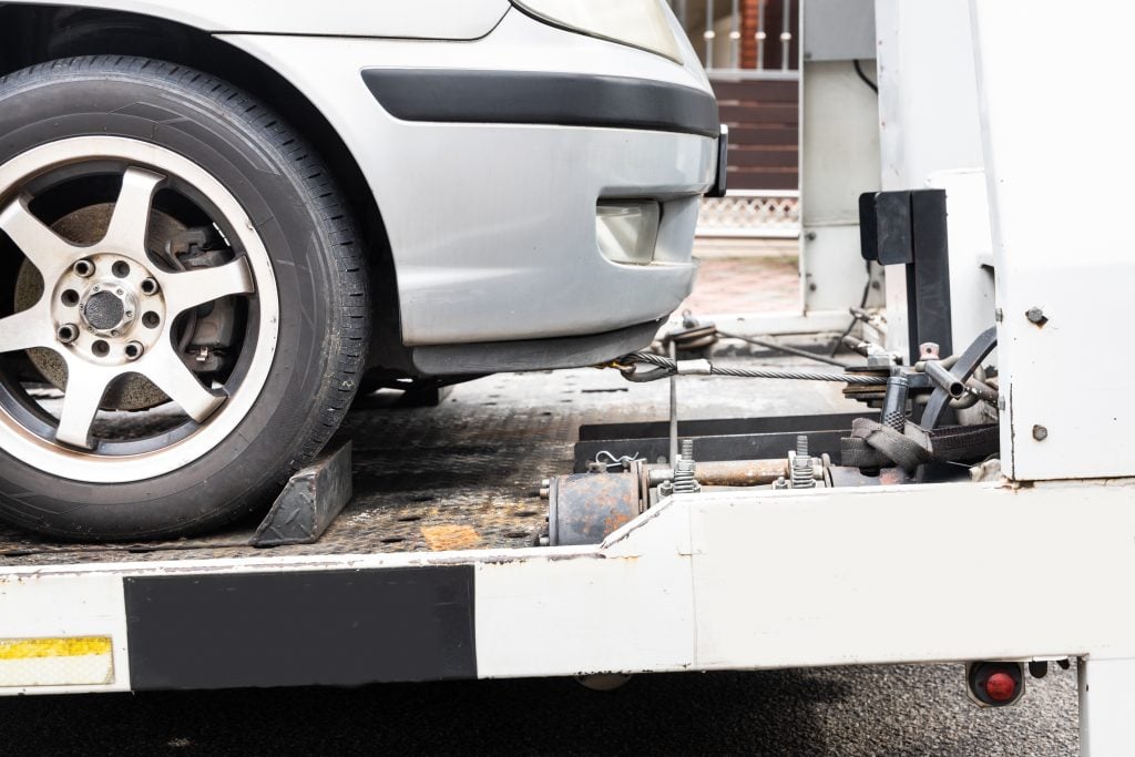 Reliable Towing Authorization Serving Greater Seattle white